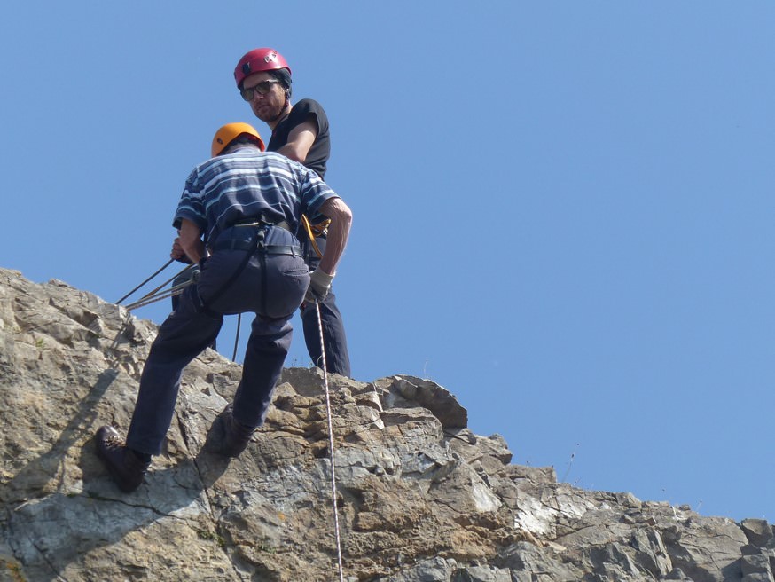 Just over the edge -Sponsored abseil Fundraising for Energise